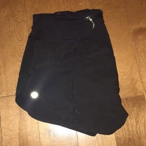 Lululemon Black Speed Up Shorts